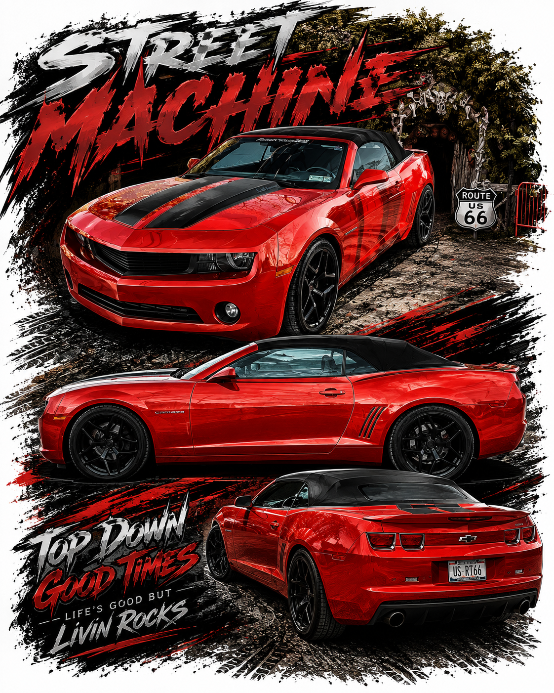 Livin Rocks Street Machine transformation