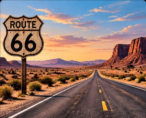Route 66 background preview